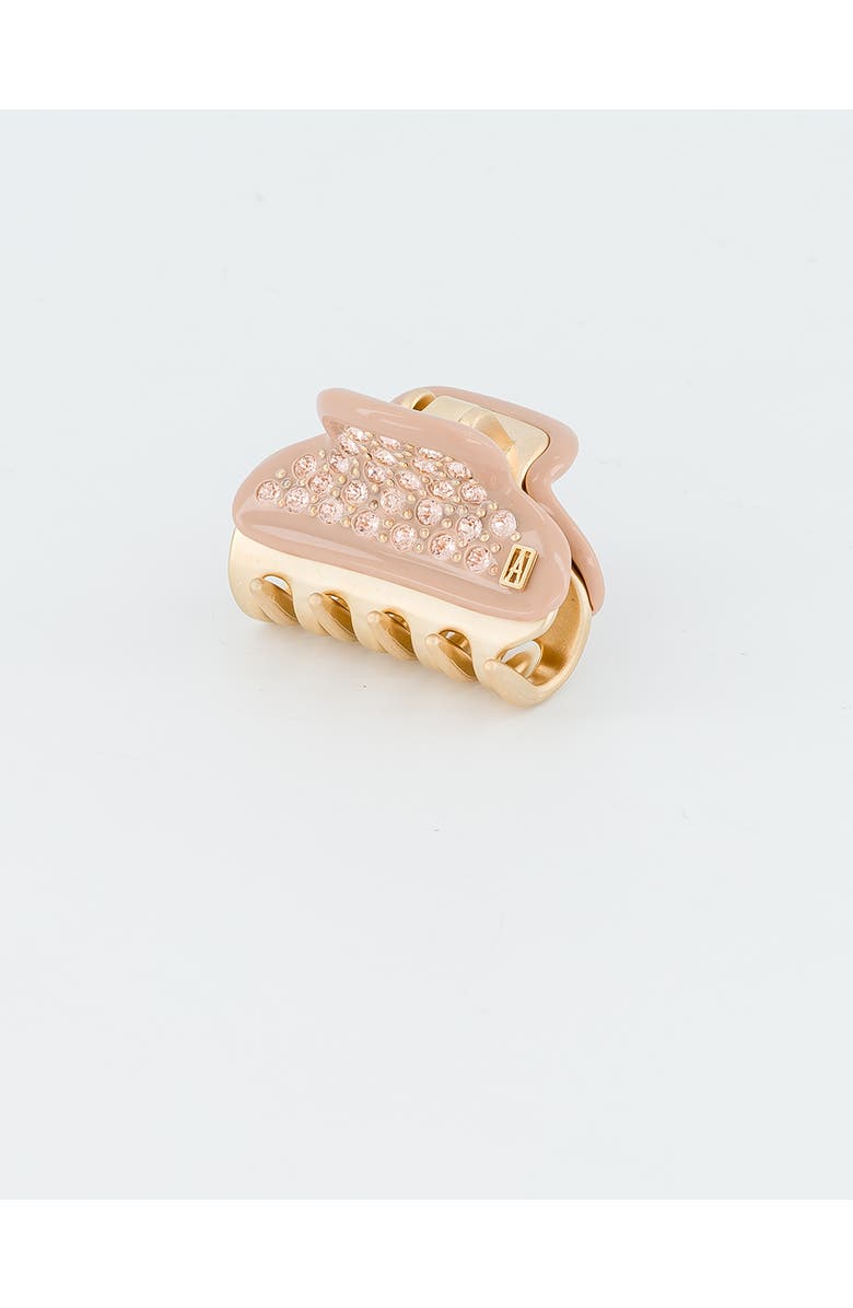Alexandre de Paris Vendome Small Crystal Hair Claw Clip, Alternate, color, Beige