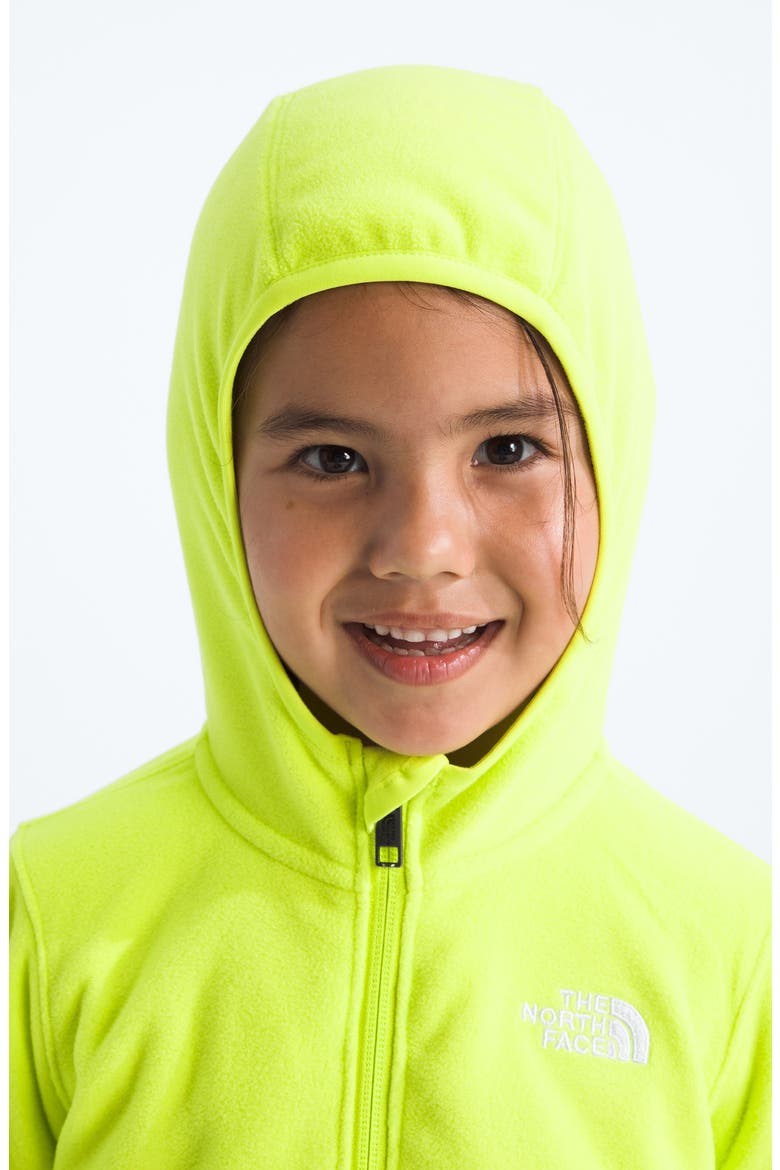Kids' Glacier Polar Fleece Zip-Up Hoodie, Alternate, color, FIZZ LIME