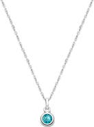 Tiny Blessings Sterling Silver tB® Birthstone 12-14" Necklace