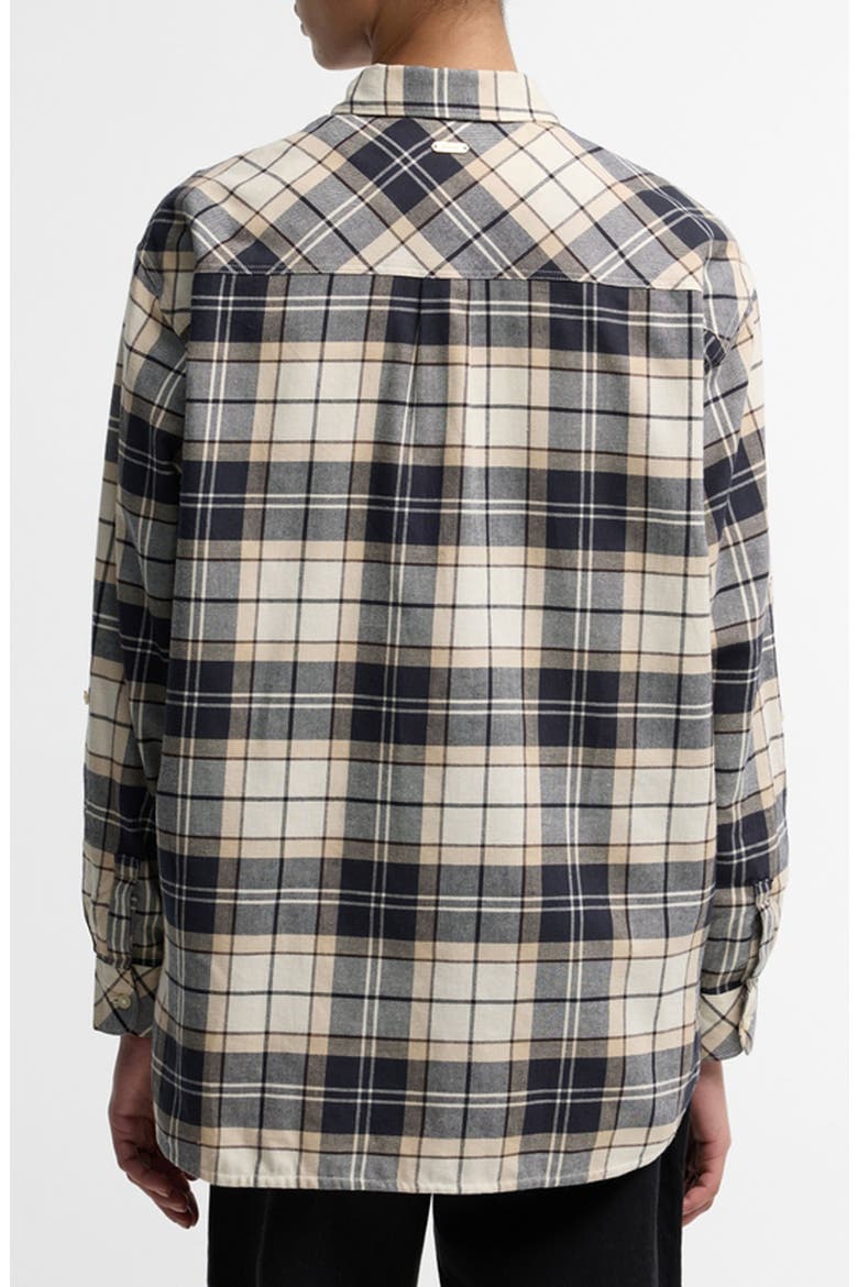Elishaw Relaxed Fit Check Button-Up Shirt, Alternate, color, LT BIRCHWOOD TARTAN