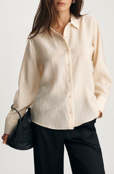 Luxe Touch Button-Up Shirt