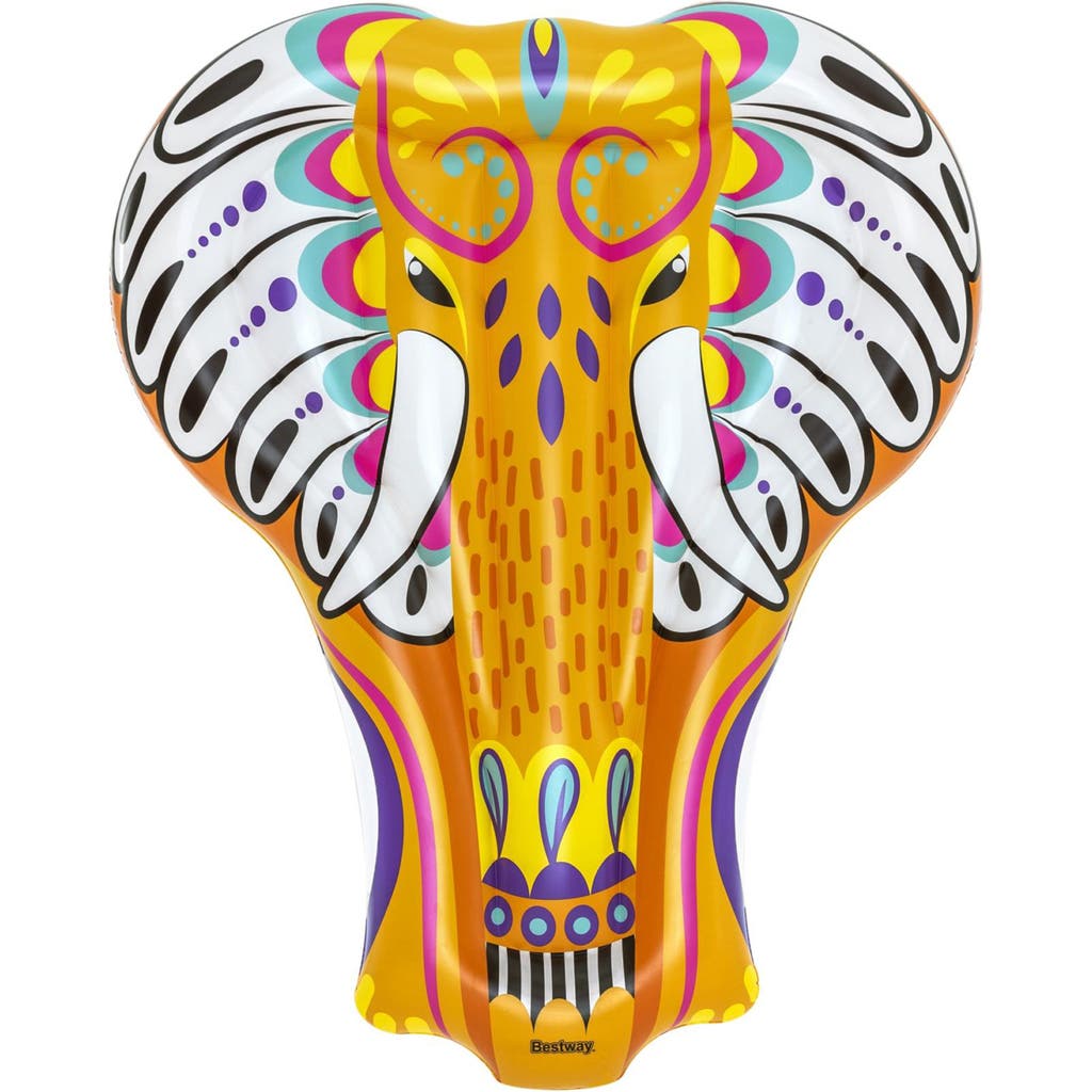 H2OGO! Inflatable Flirty Fiesta Elephant Pool Water Beach Float in Multicolored  product