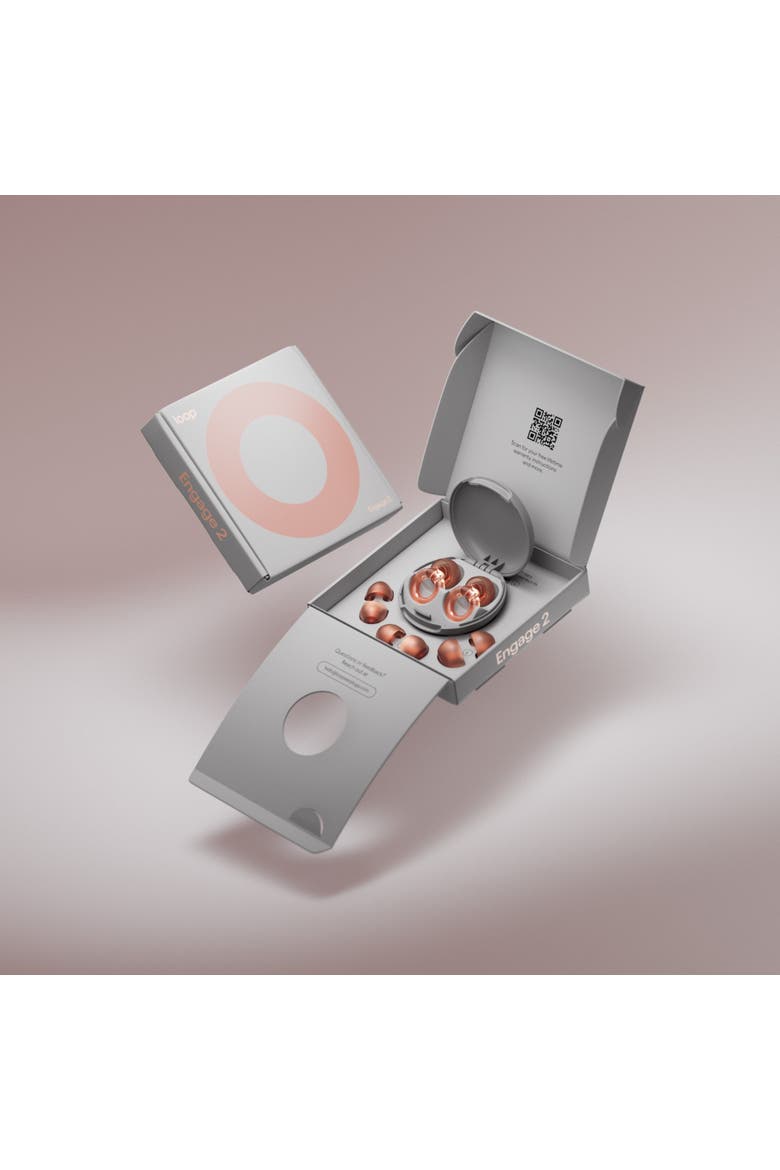 Engage 2 Earplugs for Social Gatherings, Conversation, Parenting & More, Alternate, color, Rose