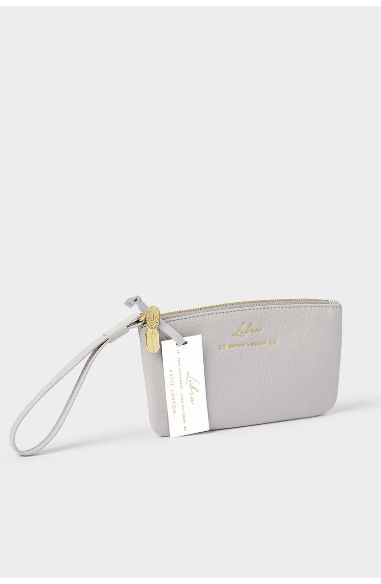 Katie Loxton Zodiac Wristlet Pouch, Main, color, Libra