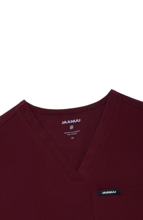 Rhena Women's 1-Pocket Slim V-Neck Scrub Top