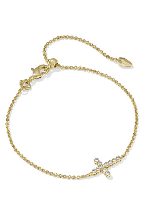 Cross Crystal Tennis Bracelet
