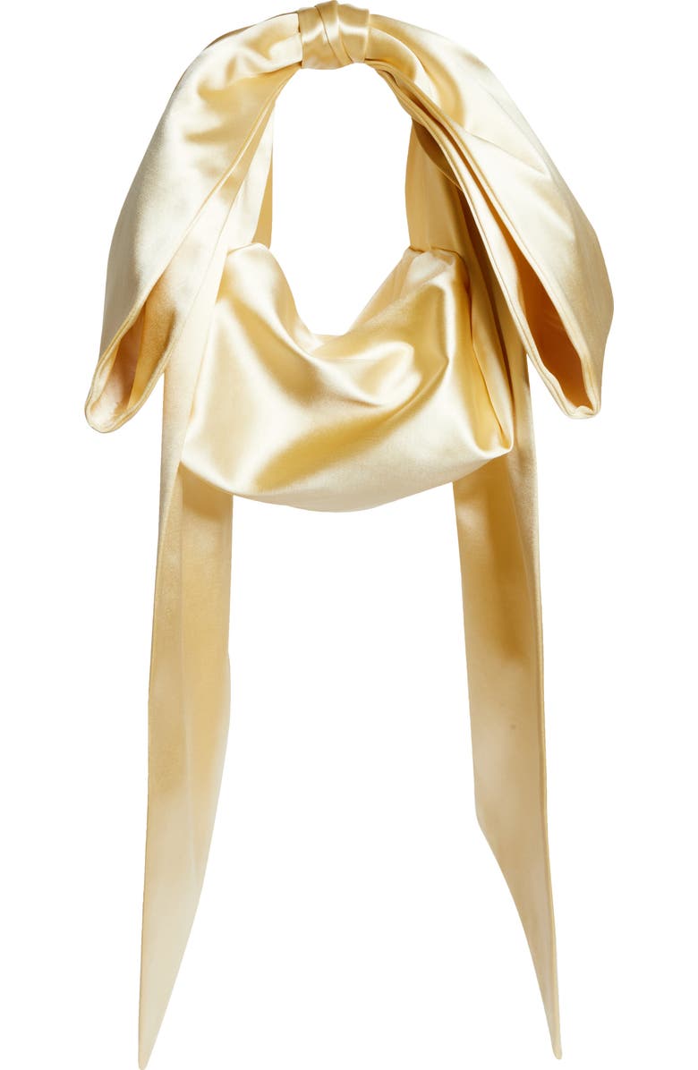 Sandy Liang Small Regalo Satin Handbag, Main, color,