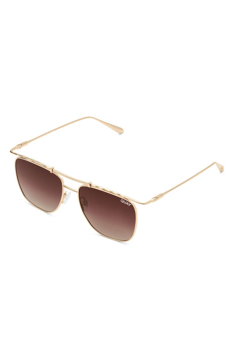 QUAY Bodega Babe 51mm Polarized Aviator Sunglasses | Nordstrom display picture 2