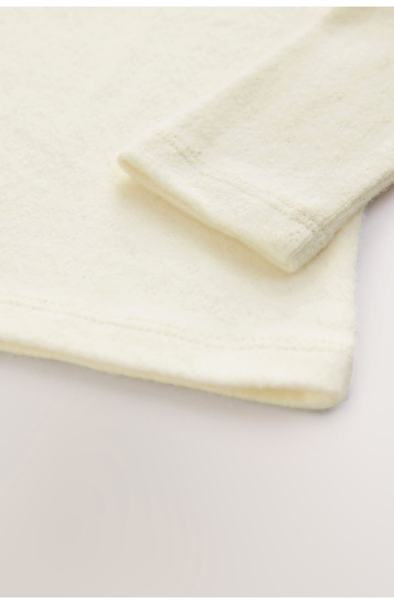 NEXT Kids' Frill Neck Cotton Pointelle Knit Top, Alternate, color, Yellow