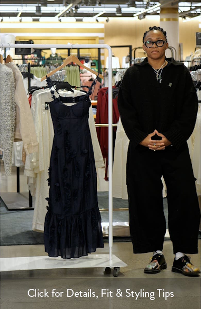 Posedly Rosette Mermaid Midi Dress, sales video thumbnail