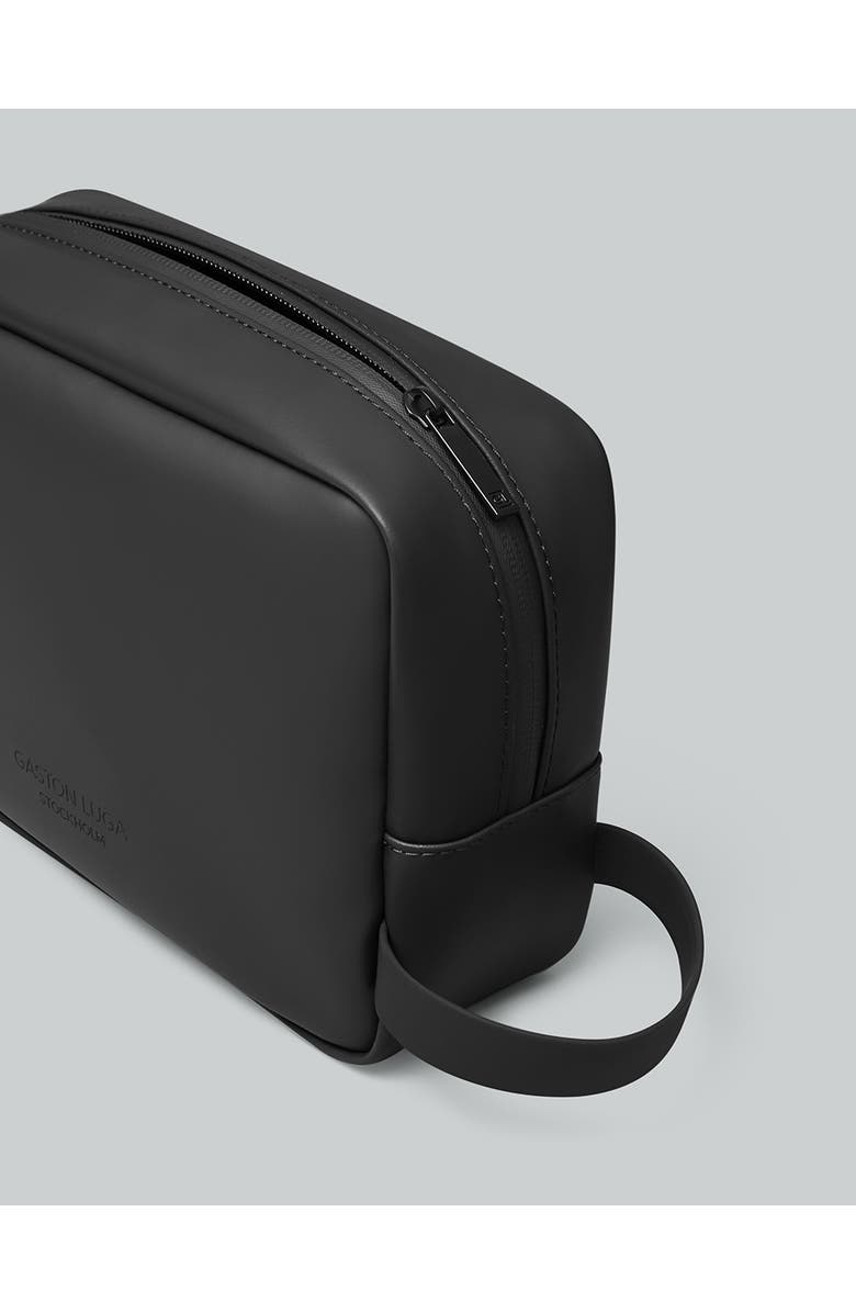Gaston Luga Spläsh Toiletry Bag - Taupe, Alternate, color, Black