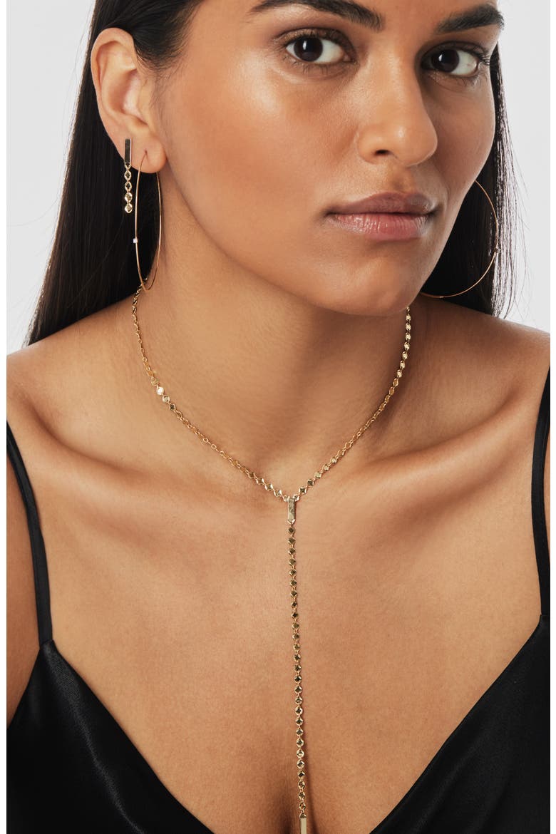 Miami Bar Drop Earrings, Alternate, color, YELLOW