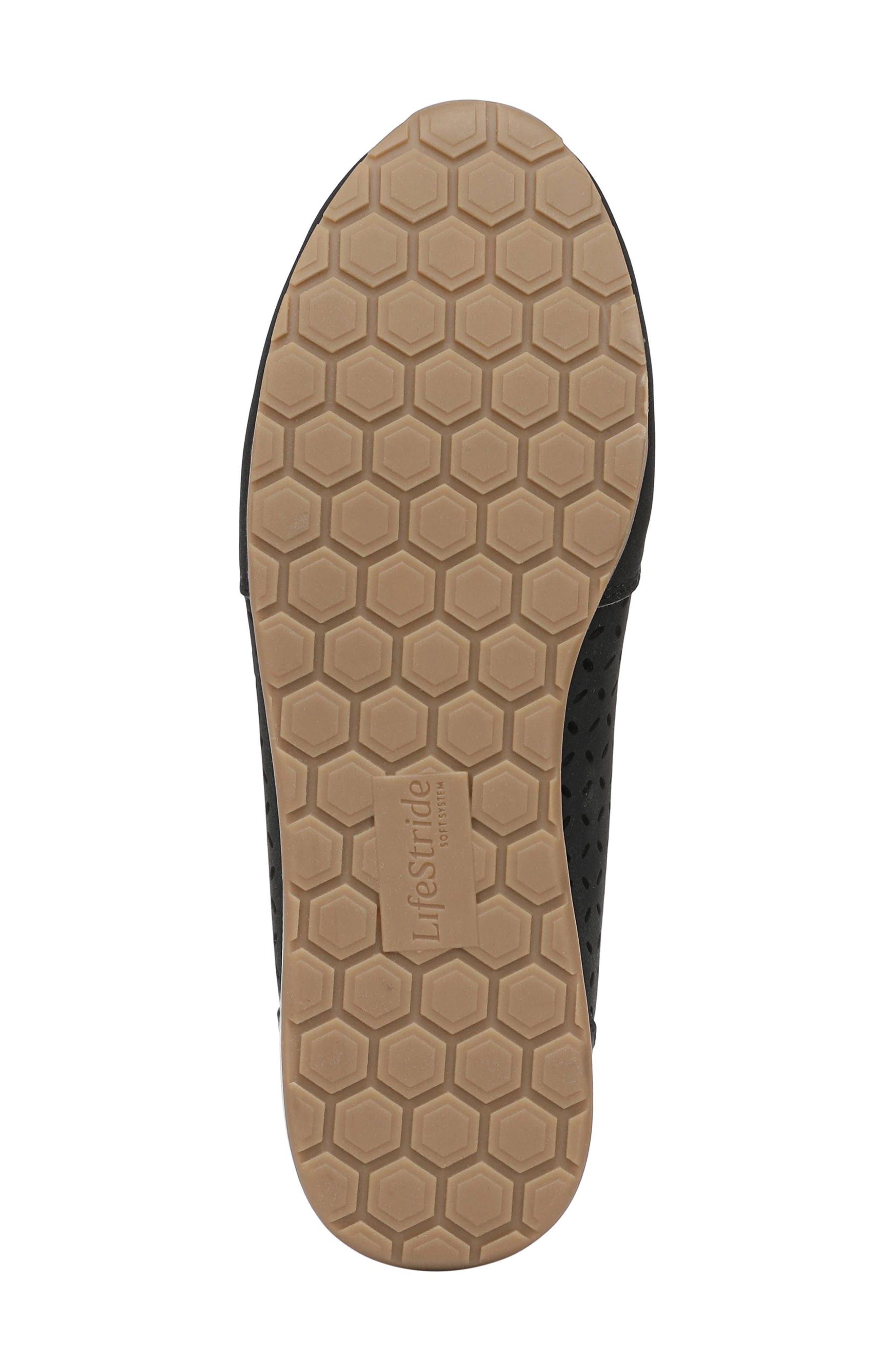 LifeStride Forsythia Cutout Sneaker, Alternate, color, Black