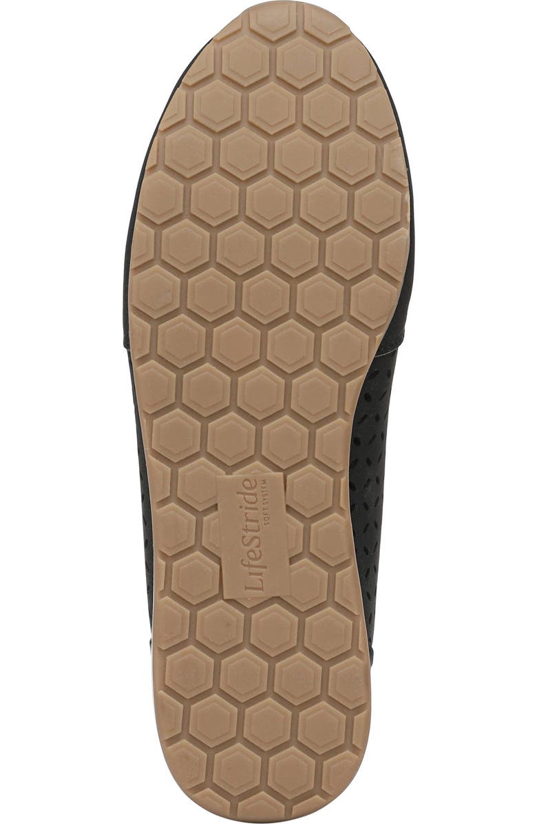 LifeStride Forsythia Cutout Sneaker, Alternate, color, Black