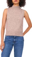 1.STATE Mock Neck Sleeveless Sweater