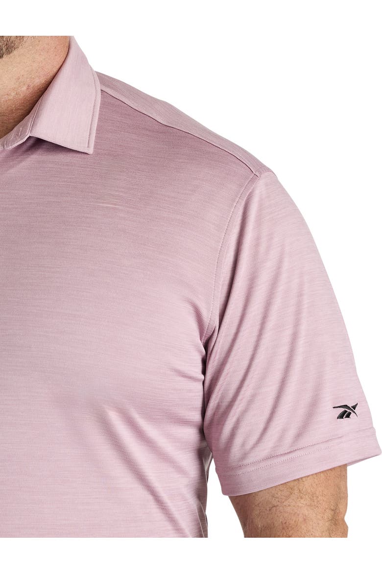 Big & Tall Performance Heather Polo Shirt, Alternate, color, INFUSED LILAC