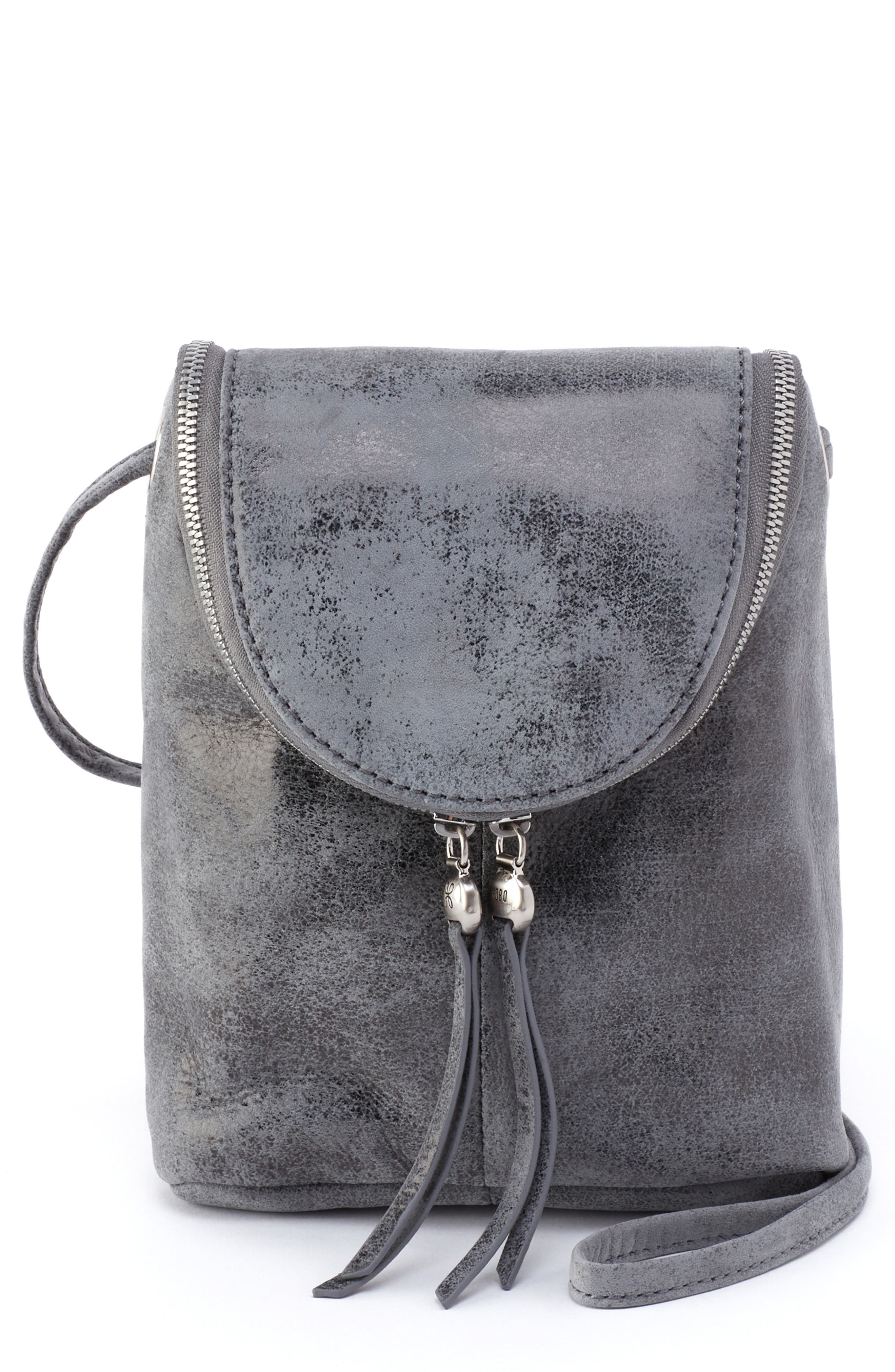 HOBO Fern Leather Saddle Bag, Main, color, 