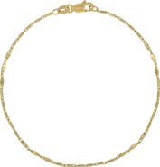 Bony Levy 14K Gold Flat Link Chain Bracelet