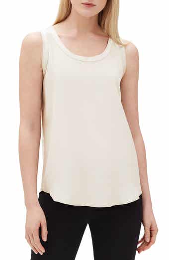 Lafayette 148 New York Perla Reversible Silk Blouse