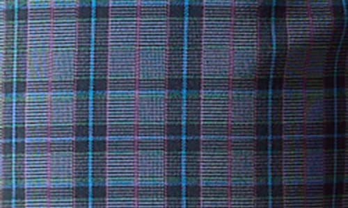 Tommy Bahama On Pair Plaid Flat Front Performance Golf Shorts In Blue