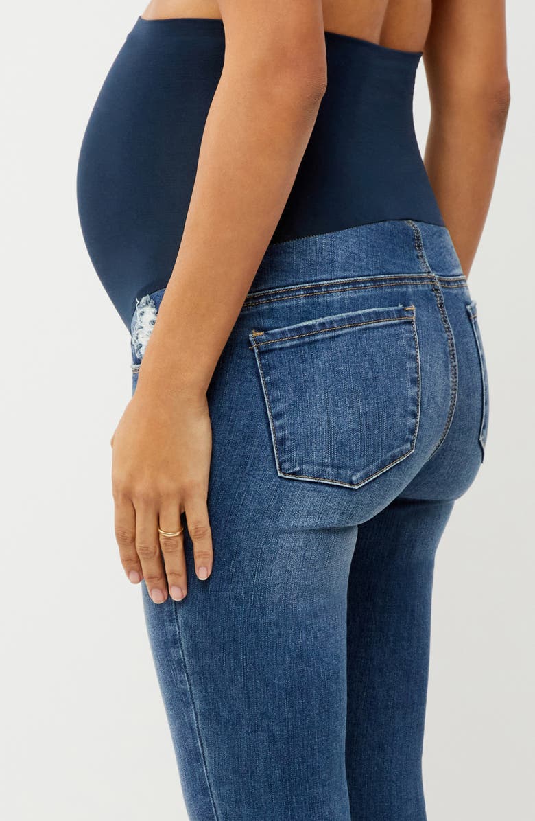 Articles of Society Sarah Maternity Skinny Ankle Jeans, Alternate, color, 