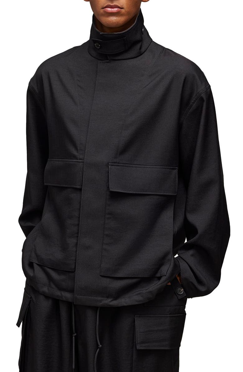Y-3 Sport Uniform Patch Jacket, Main, color, 