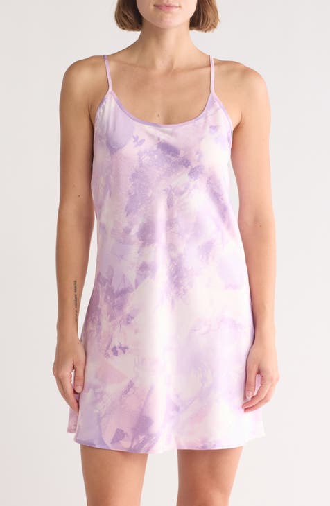 Watercolor Satin Chemise