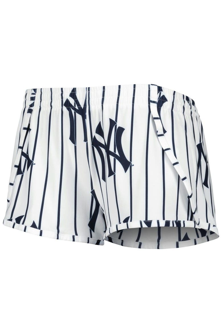 Women's Concepts Sport White New York Yankees Reel Allover Print Tank Top & Shorts Sleep Set, Alternate, color, White