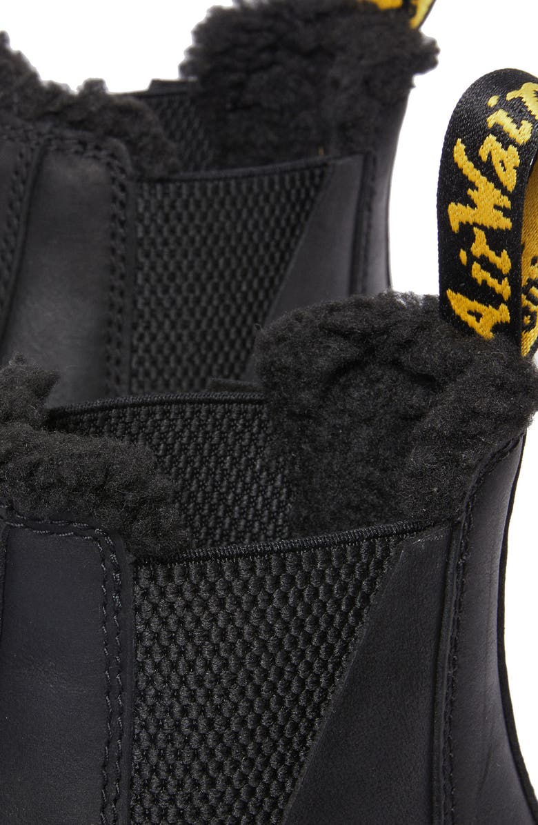 Dr. Martens 2976 Faux Shearling Chelsea Boot, Alternate, color,