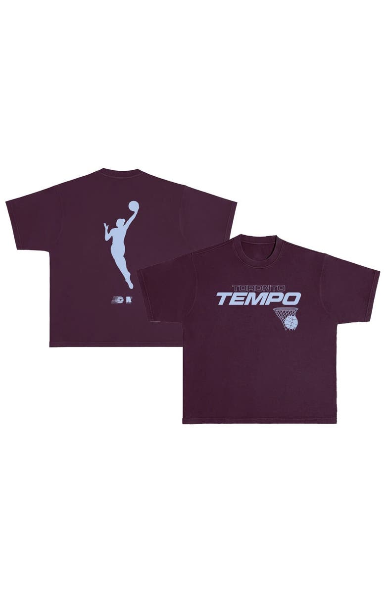 round21 Unisex round21 Burgundy Toronto Tempo Swish T-Shirt, Main, color, Burgundy