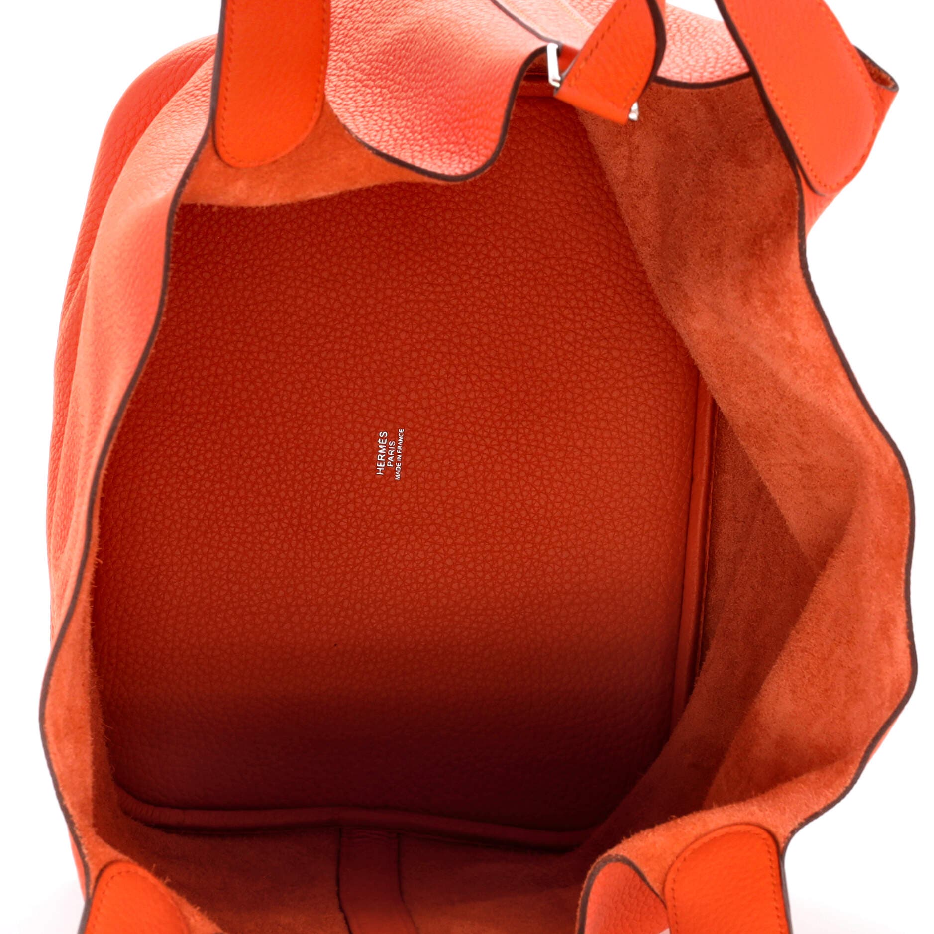 Pre-Owned Hermes Picotin Lock Bag Clemence GM, Alternate, color, Feu
