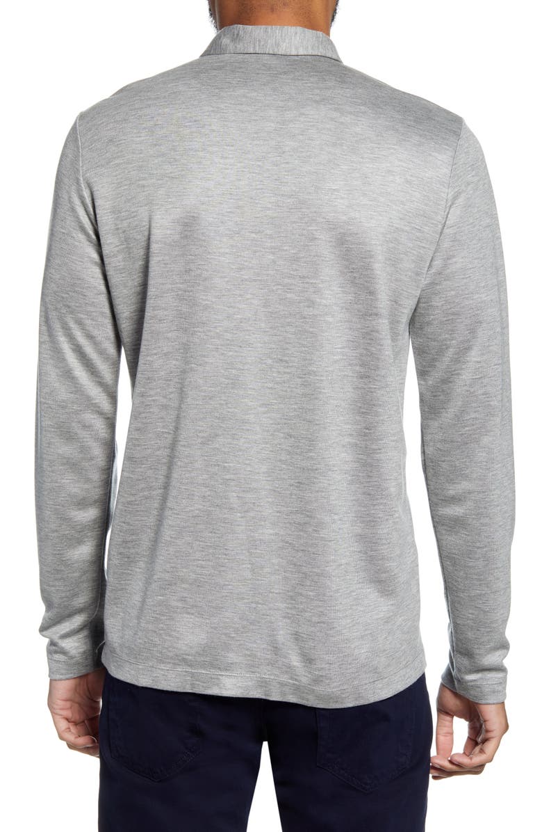 Theory Sharp Slim Fit Long Sleeve Polo, Alternate, color, 