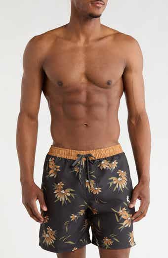 Quiksilver Everyday Water Repellent Coastal Flora Volley 6-Inch Swim Trunks