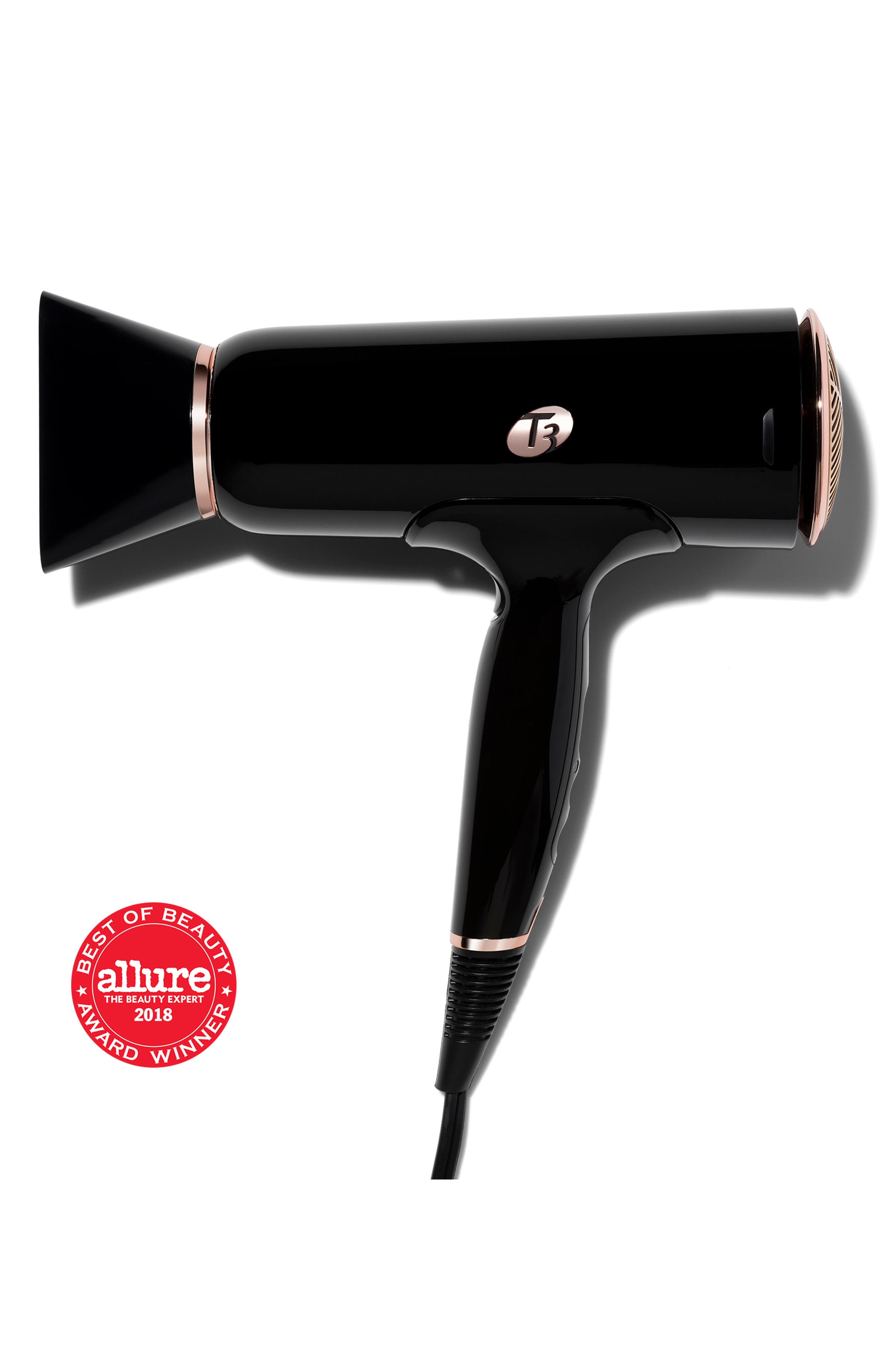 T3 Cura Luxe Professional Ionic Hair Dryer with Auto Pause Sensor