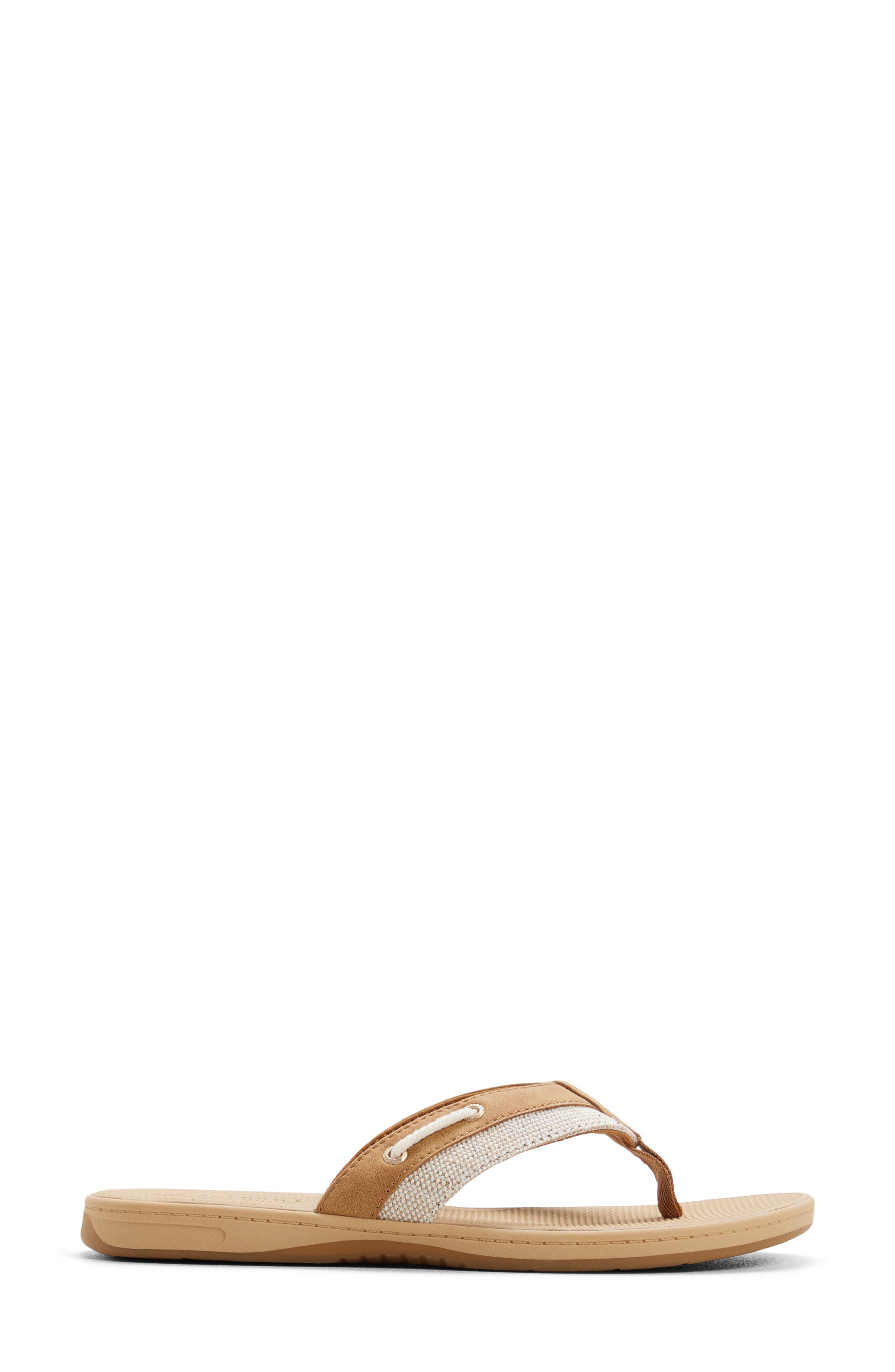 Sperry Sealfish Flip Flop, Alternate, color, Light Brown