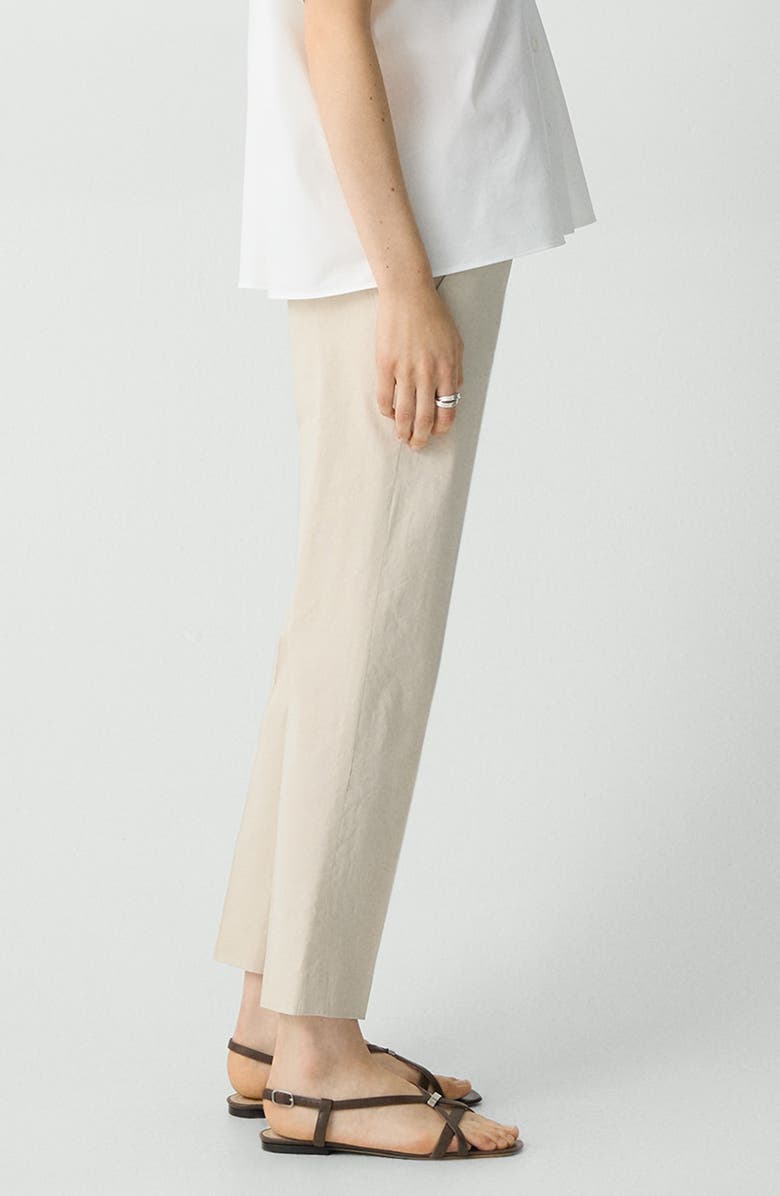 Theory Treeca Pull-On Pants, Alternate, color, Straw - D59
