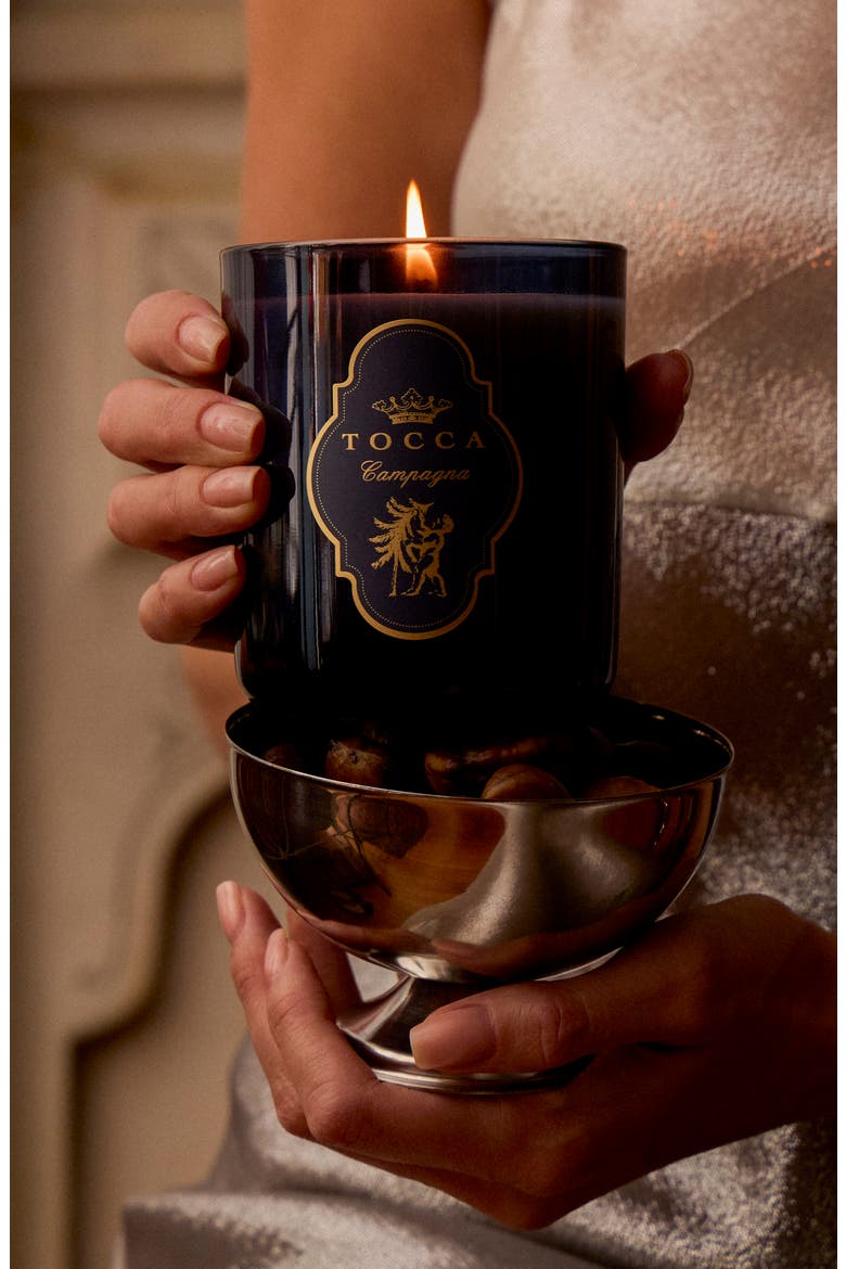 Campagna Roasted Chestnut & Spice Candle (Limited Edition), Alternate, color, NAVY