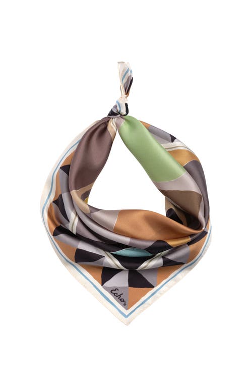 Echo Painted Dots Silk Bandana In Multi