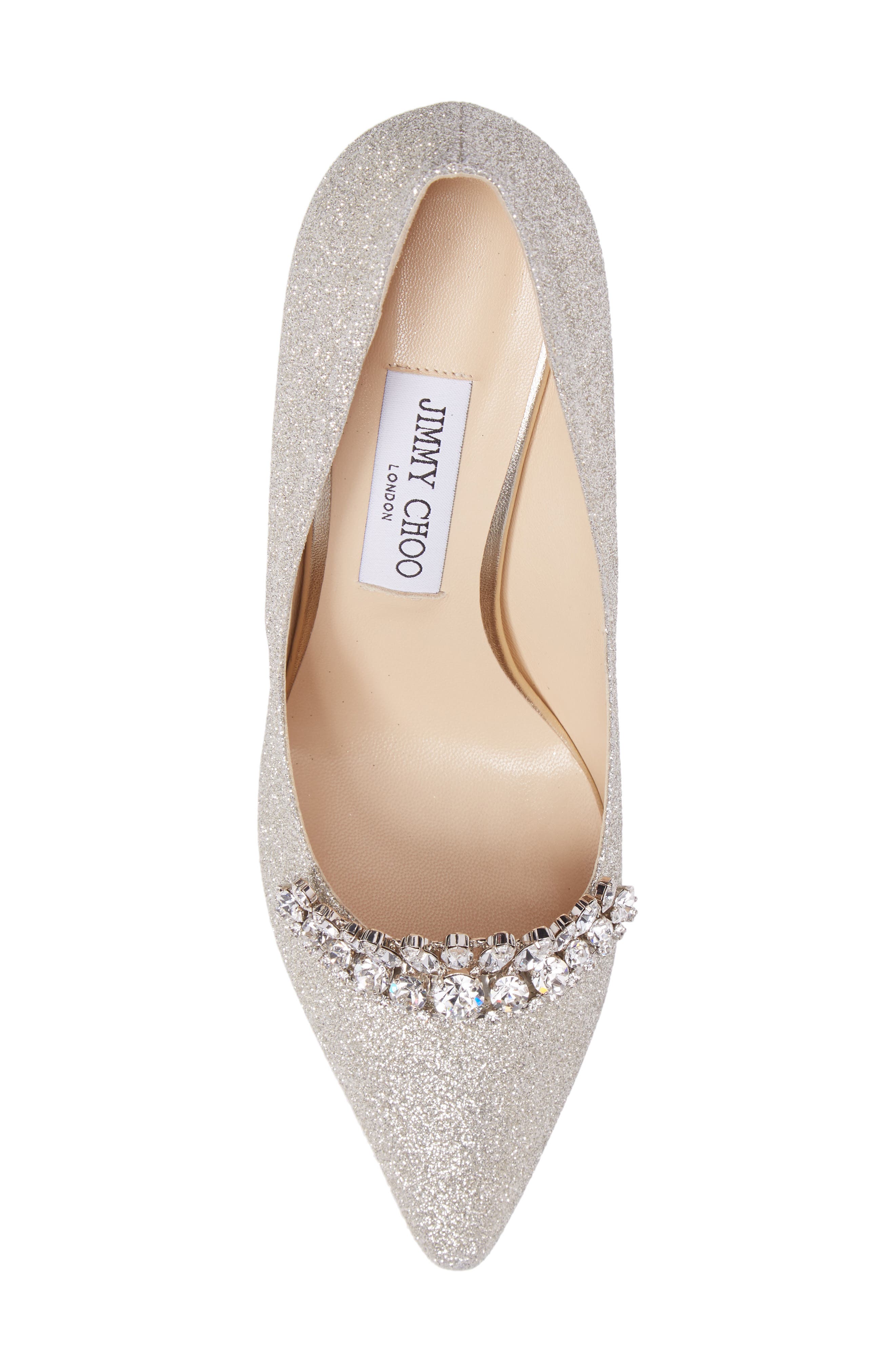 Jimmy Choo Romy Crystal Tiara Glitter Pump, Alternate, color, 