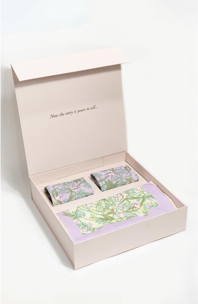 Bond & Grace Lovescape Table Linens Set, Main, color, Purple