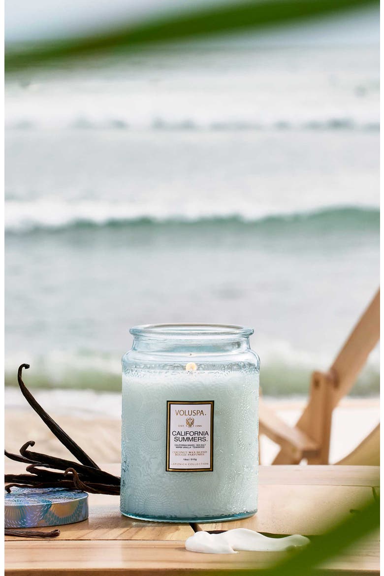 California Summers Large Jar Candle, Alternate, color, CALIFORNIA SUMMERS