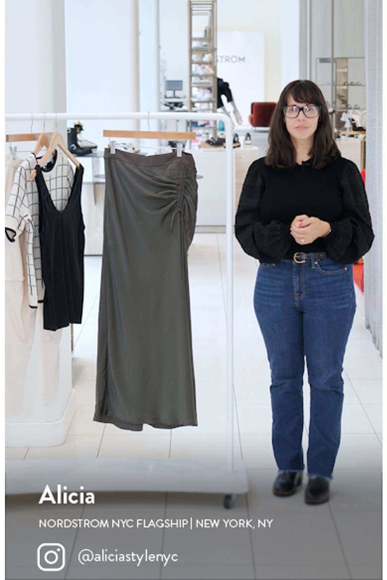 Alexia Ruched Skirt video