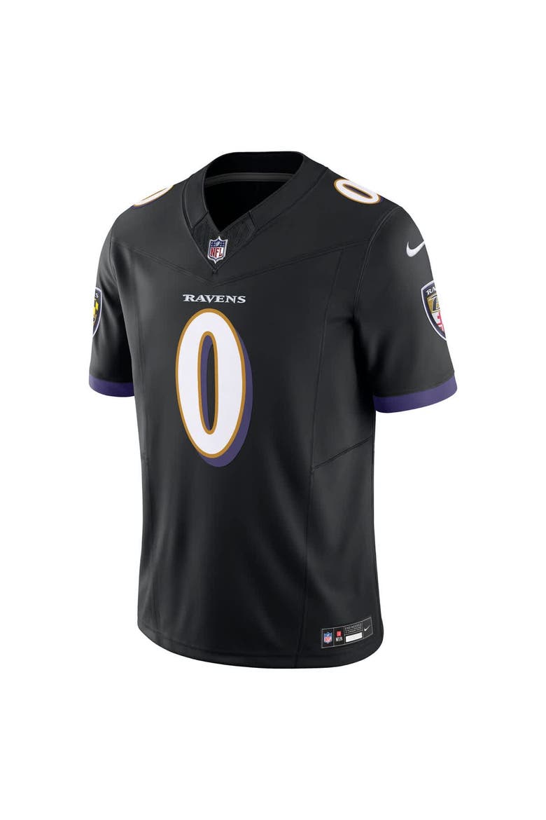 Men's Nike Roquan Smith Black Baltimore Ravens Alternate Vapor F.U.S.E. Limited Jersey, Alternate, color, Black