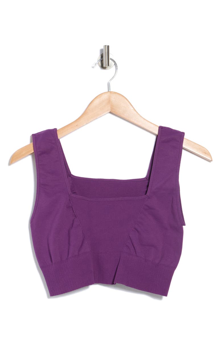 FP Movement by Free People FP Movement Karma Square Neck Sports Bra, Alternate, color, Dark Plum