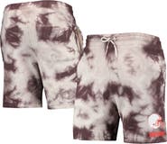 New Era Men's New Era Brown Cleveland Browns Tie-Dye Shorts