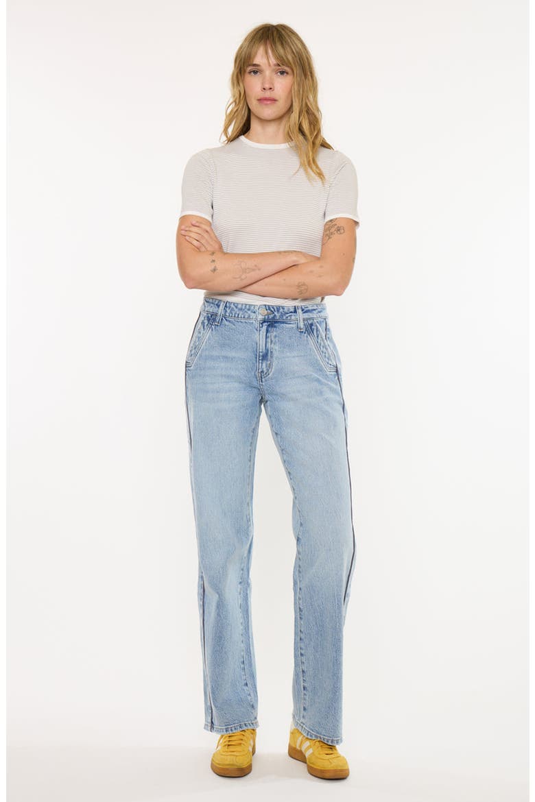 Mali Low Slung Baggy Jeans, Alternate, color, Medium Wash