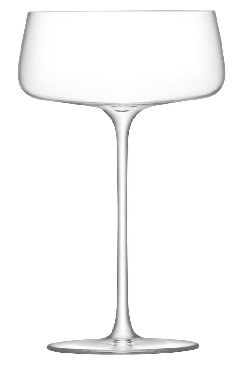 Metropolitan Champagne Saucer, Main, color, CLEAR