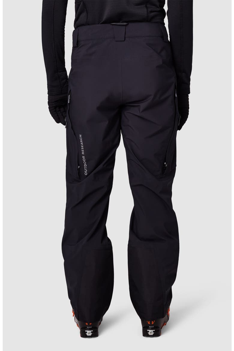 Skytour LT Waterproof Snow Pants, Alternate, color, BLACK