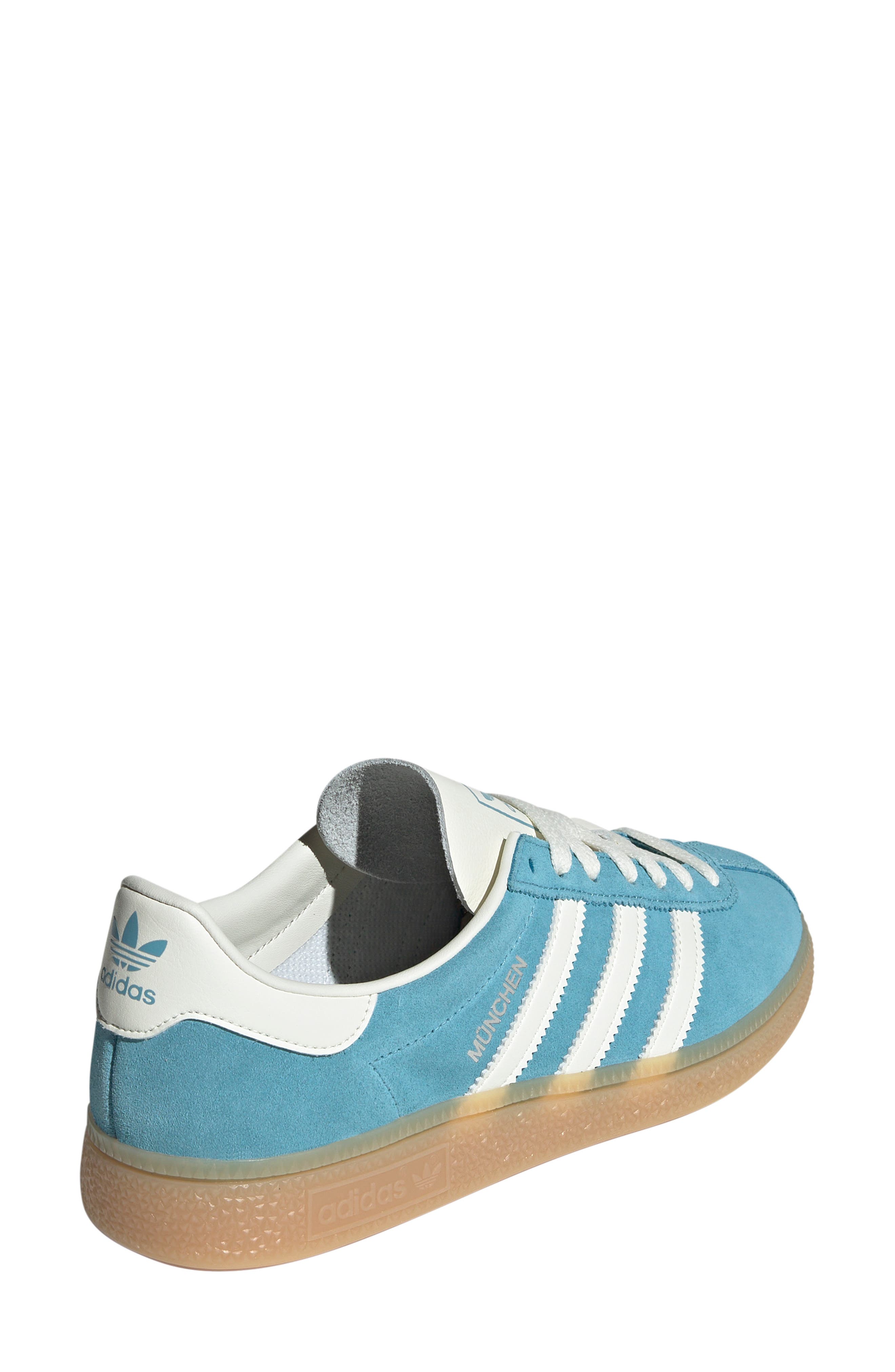 adidas München Sneaker, Alternate, color, Blue/ Off White/ Silver