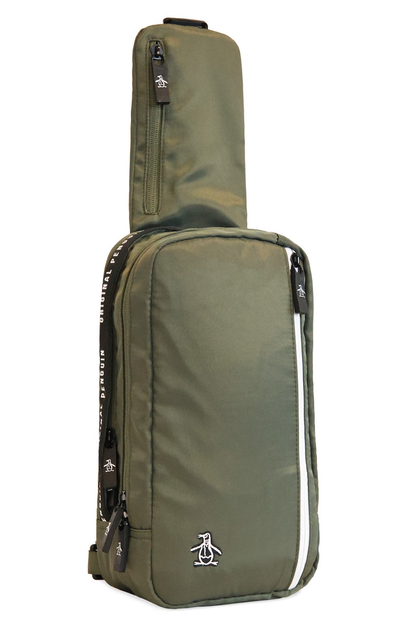 Original Penguin Pete Sling Bag, Alternate, color, Beetle/ Travertine